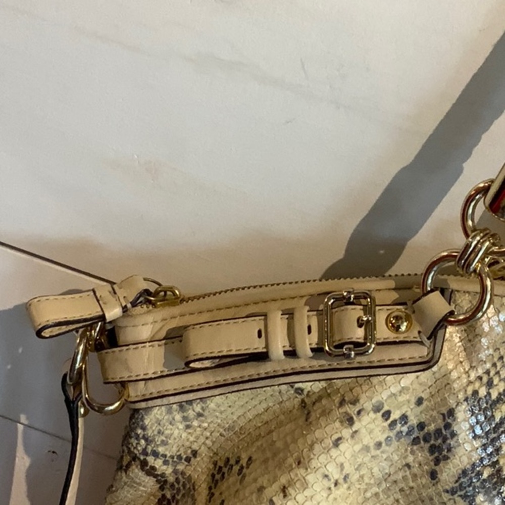 COACH Madison Lindsey python satchel - Picture 4 of 16